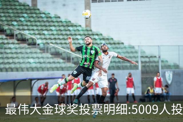最伟大金球奖投票明细:5009人投多票 44人投超10次 4665人投2-4次