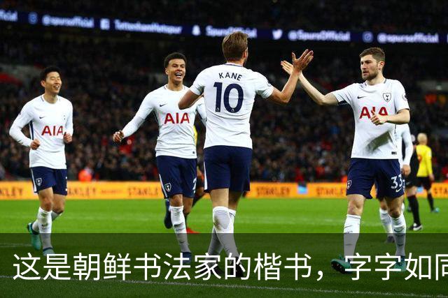 这是朝鲜书法家的楷书，字字如同打印机，令丑书者汗颜不已！
